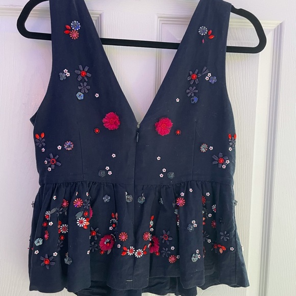 Blue Jcrew top - Picture 3 of 4